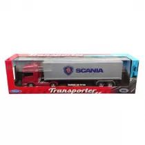 WELLY Ciarwka z przyczep 1:32 Scania V8 R730 32671