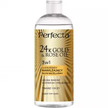 Perfecta 24K Gold & Rose Oil pyn micelarny 400 ml