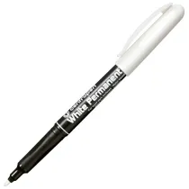 Centropen Cienki marker White Permanent, bia�y