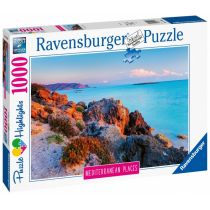 Puzzle 1000 el. Śródziemnomorska Grecja Ravensburger