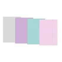 Interdruk Teczka z gumk A4+ Pastel 10 szt.