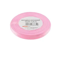 Brewis Wst��ka satynowa w kropki zielona 12mm x 22m