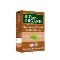 Indus Valley Henna - farba do wosw na bazie henny, Jasny brz 100 g