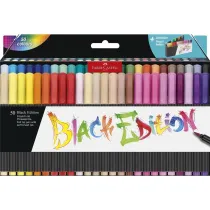 Faber-Castell Pisaki z ko�c�wk� p�dzelkow� 50 kolor�w