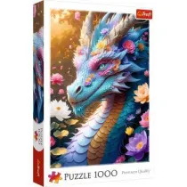 Puzzle 1000 el. Kolorowy Smok Trefl