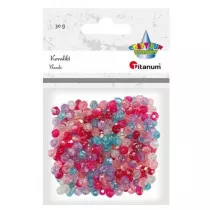 Titanum Koraliki plastikowe fasetowane 30g