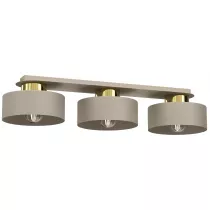 Luminex Lampa Sufitowa Marti Beowy Zoty Metalowy Klosz 3xE27