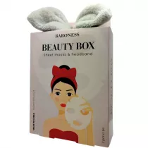 Korea Baroness zestaw Beauty Box: opaska + 2 maski
