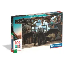 Puzzle 104 el. SuperColor. How To Train Your Dragon Clementoni