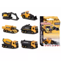 Majorette Pojazdy budowlane Volvo, 6 rodzajw Simba