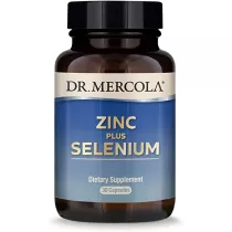 Dr. Mercola Zinc plus Selenium - Cynk i Selen Suplement diety 30 kaps.