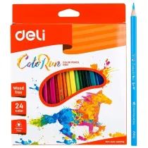 Deli Kredki o��wkowe bezdrzewne Colorun 24 kolory