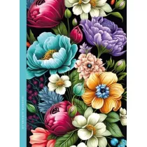 Fresh Notatnik ozdobny Flora 143x200 mm, kratka 48 kartek