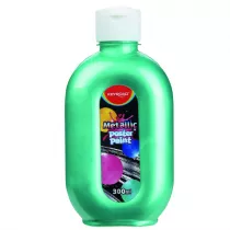 Keyroad Farba plakatowa 300ml metaliczna zielona 300 ml