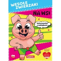 Kolorowanka z naklejkami Weso�e zwierzaki na wsi