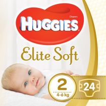 Huggies Pieluchy Newborn 2 (4-6 kg) Goldfinger 24 szt.