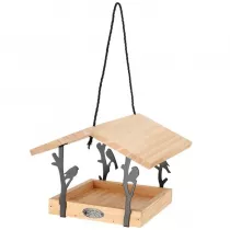 Esschert Design Karmnik dla ptakw ozdobny wiszcy 24,5x18,3 cm