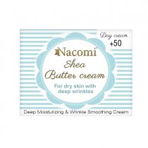 Nacomi Shea Butter Cream krem do twarzy z witaminą E i kwasem hialuronowym 50+ na dzień 50 ml