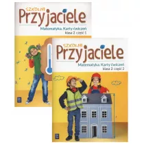 Szkolni przyjaciele. Edukacja wczesnoszkolna. Matematyka. Karty �wicze�. Cz�� 1-2. Klasa 2