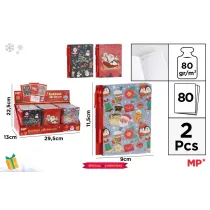 Mp Main Paper Notes z mini dugopisem witeczny MIX