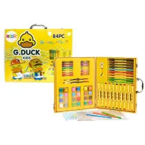 LeanToys Zestaw artystyczny w walizce Kaczka ��ta 84el