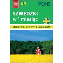 Szwedzki w 1 miesi�c szybki kurs j�zykowy C+MP3  PONS