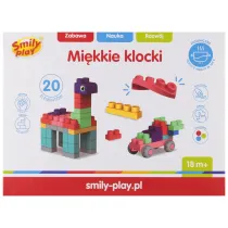 Klocki mi�kkie 20el 20,5x6x27,5 SMILY PLAY SP84944
