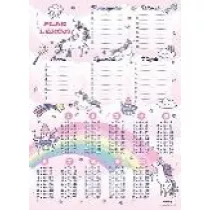 Henry Plan lekcji z tabliczk mnoenia A4 Unicorn