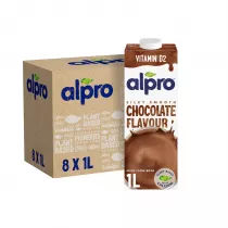 Alpro Napj sojowy o smaku czekoladowym Zgrzewka 8 x 1 l