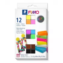 Staedtler Zestaw Fimo Neon 12x25g