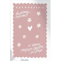 Zaproszenie Chrzciny (5 szt)