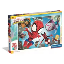 Puzzle 104 Maxi Super kolor Spidey Amazing Friends 23777 Clementoni