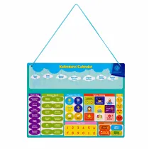 Magnetyczny zestaw edukacyjny Astrafun nauka kalendarza 56 elementw