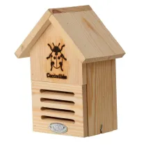 Esschert Design Domek dla biedronek z naturalnego drewna