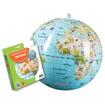 Caly Dmuchany globus pi�ka - Zwierz�ta, pi�ka 30cm