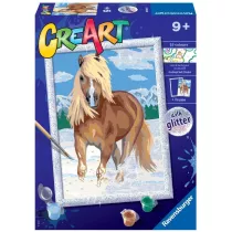 Ravensburger Malowanie po numerach. Malowanka CreArt dla dzieci. Krlewski ko