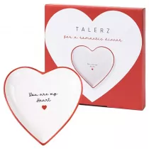 Be-Happy Gifts Talerzyk w ksztacie serca na walentynki