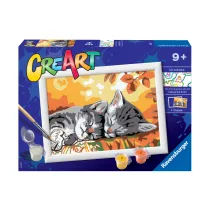 Malowanie po numerach CreArt - Jesienne kotki Ravensburger