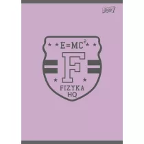 St. Majewski Zeszyt A5 laminowany Fizyka - �ciaga kratka 60 kartek