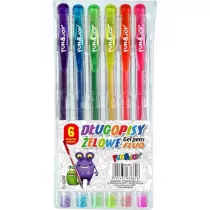 Titanum D�ugopisy �elowe fluo 6 szt.