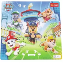 Puzzle mini drewniane Paw Patrol 61620 Trefl