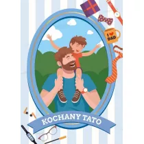LearnHow Kartka okoliczno�ciowa kochany tato 5 szt.