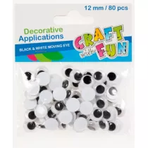 Ozdoba Oczy Craft with Fun 12mm