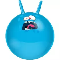 Pika do skakania z rogami niebieska 45cm Eddy Toys