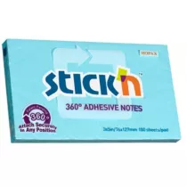Stickn Notes samoprzylepny 360 stopni niebieski 100 szt.