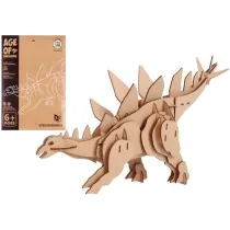 Puzzle drewniane 3D Dinozaur Stegozaurus Pro Kids