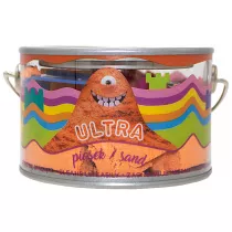 Ultra Piasek pomara�czowy - puszka 200g + 5 foremek Zamek Epee
