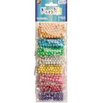 Aliga Koraliki plastikowe 6mm 8 kolor�w x 6g