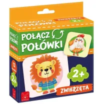 Puzzle Po��cz po��wki. Zwierz�ta Kangur