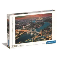 Puzzle 2000 el. HQ London aerial view Clementoni
